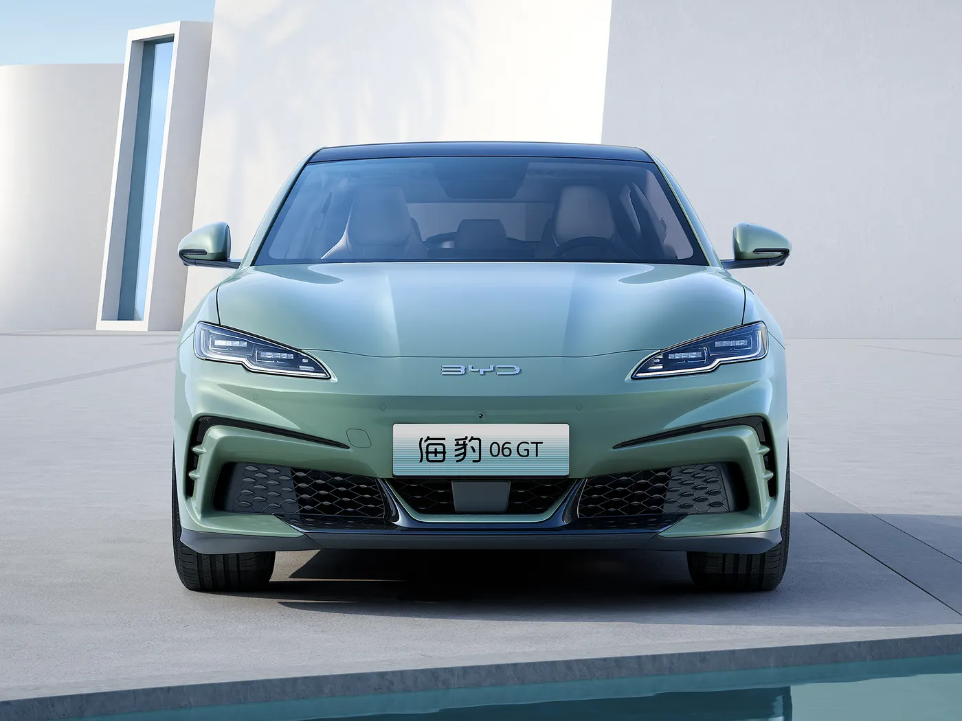 BYD सील 06GT हीटवेव एडिशन इलेक्ट्रिक हैचबैक 550 AWD 3000W मोटर पावर 4x4 मिनी ऑटो डायनामिक लेफ्ट एक्सपीरियंस के साथ