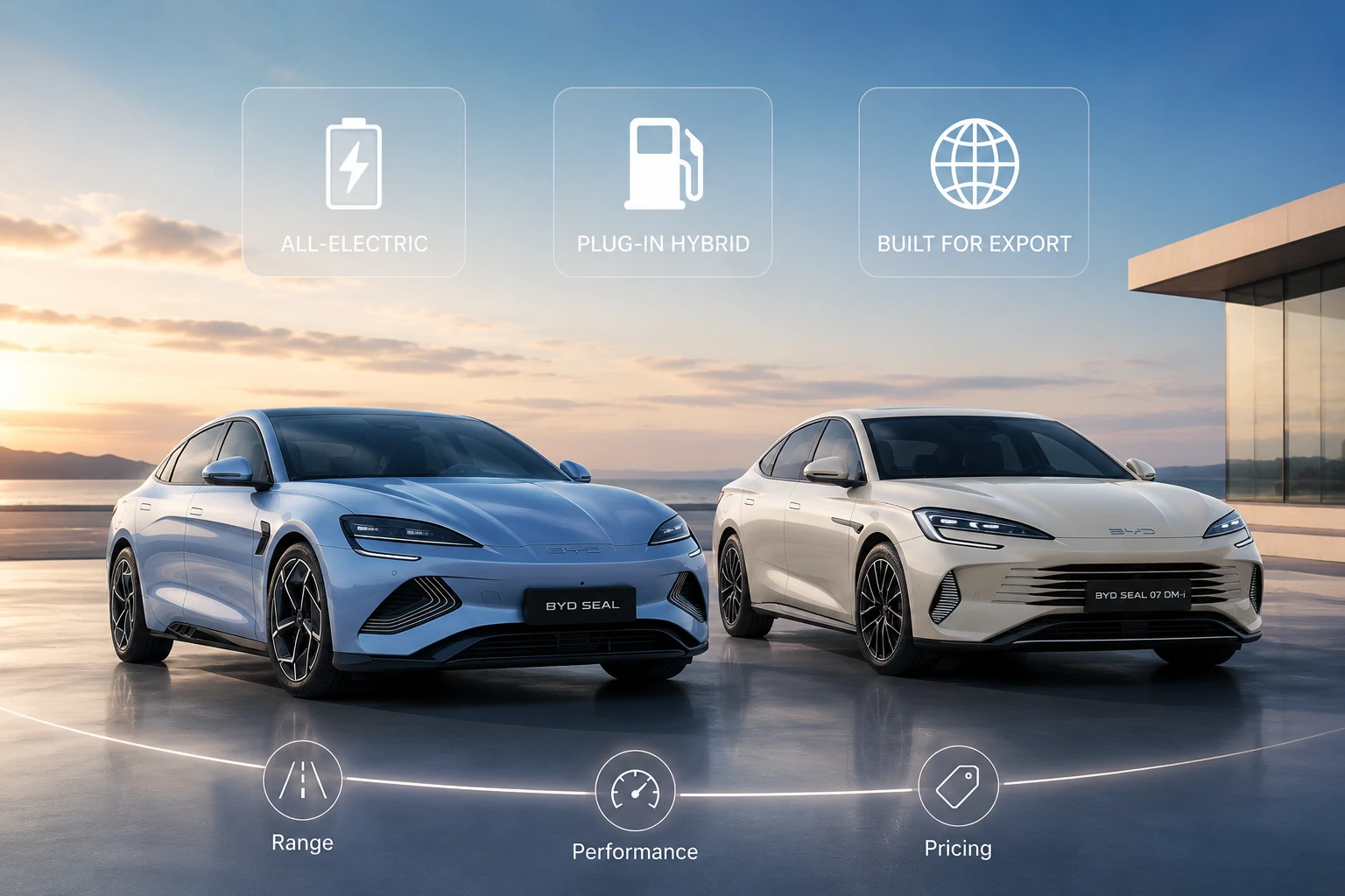BYD सील सेडान विशिष्टताएँ: निर्यातकों के लिए रेंज, प्रदर्शन और मूल्य निर्धारण