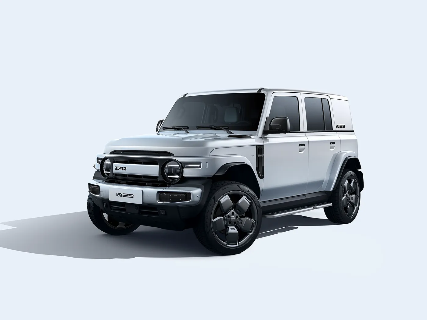 Chery ICar V23 EEC प्रमाणित मिनी एसयूवी हाइब्रिड इलेक्ट्रिक हाई स्पीड 4WD ऑफ-रोड लिथियम बैटरी लेफ्ट स्टीयरिंग न्यू एनर्जी व्हीकल