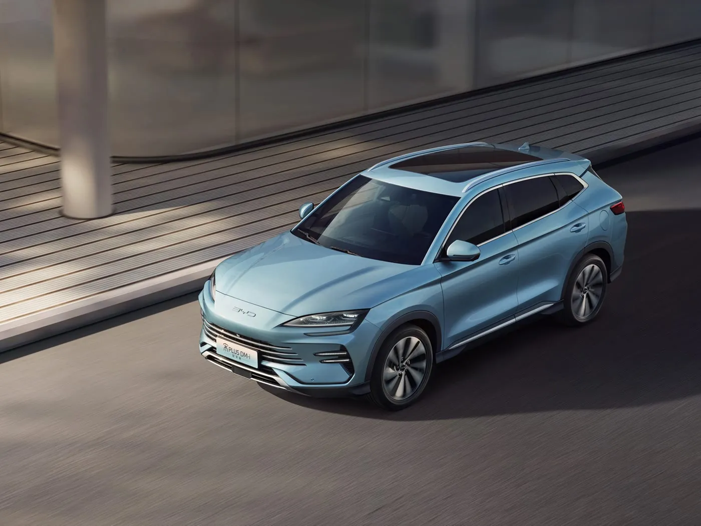 रियर कैमरा लेदर सीट्स हाइब्रिड फ्यूल लेफ्ट स्टीयरिंग के साथ BYD सॉन्ग प्लस एसयूवी ऑटोमैटिक AWD